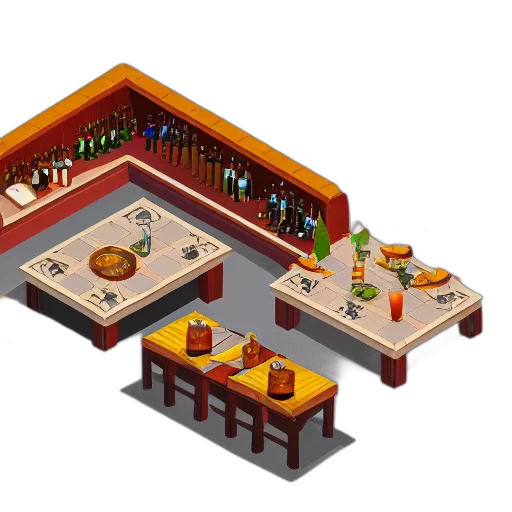 furniture, food, jewelry, pixel art transparent PNG cut-out