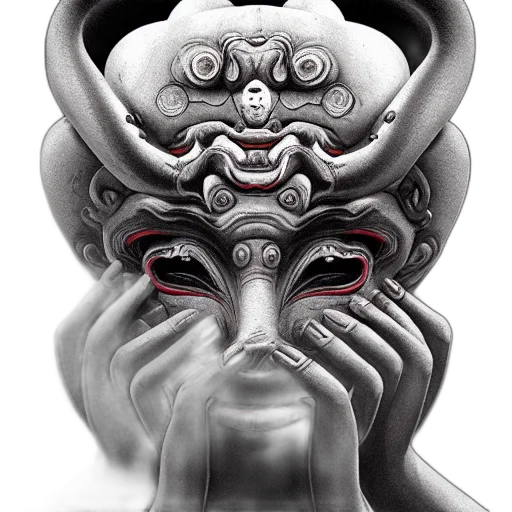 mask, face, crown, creature transparent PNG cut-out