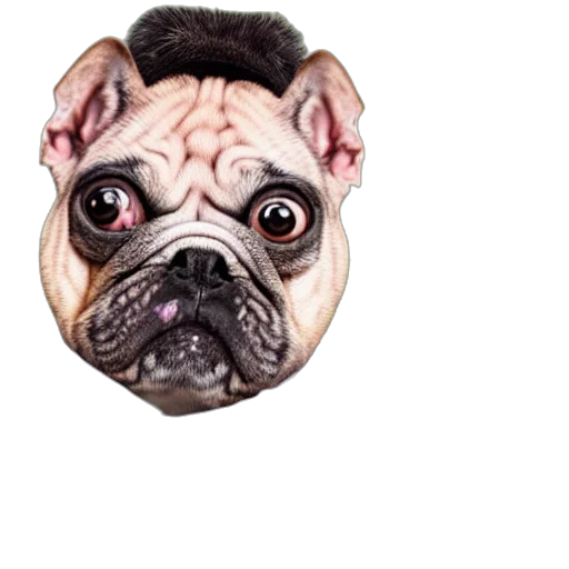 face, animal, creature, mask, photorealistic, 3d render, watercolor, cartoon transparent PNG cut-out