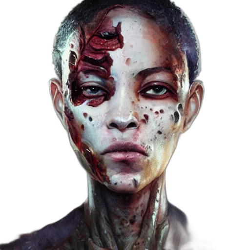 face, mask, creature, concept art, photorealistic, fantasy art, comic book art, dark transparent PNG cut-out