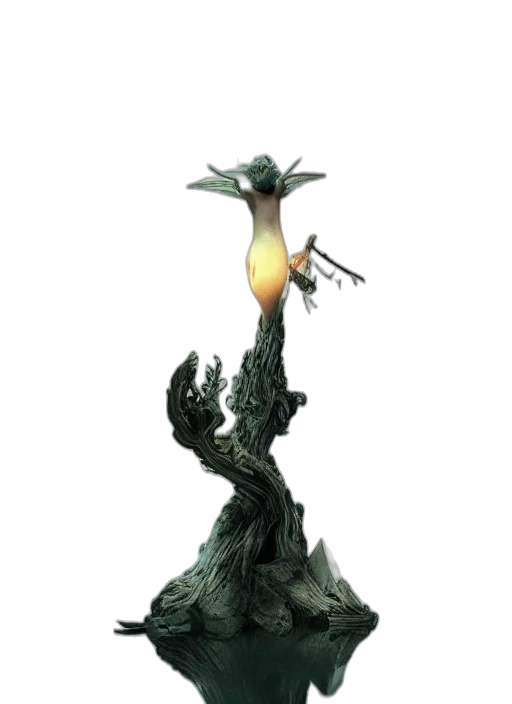 staff, dragon, tree, sword transparent PNG cut-out
