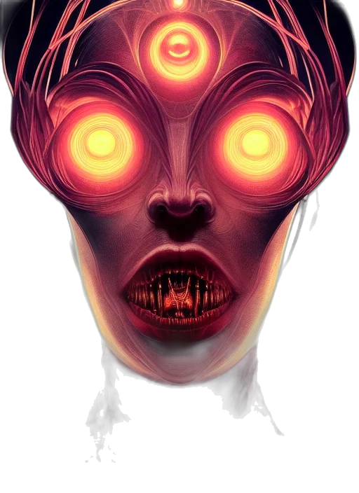 mask, face, creature, robot transparent PNG cut-out