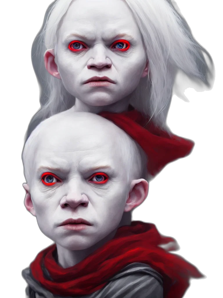 face, mask, creature, concept art, fantasy art, photorealistic, comic book art, red transparent PNG cut-out