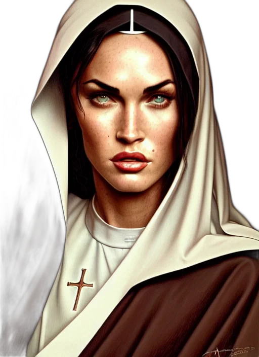 face, staff, fantasy art, photorealistic transparent PNG cut-out
