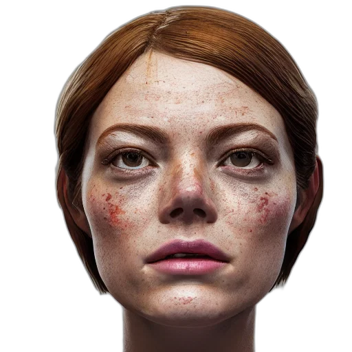 face, mask, robot, creature, photorealistic, concept art, 3d render, fantasy art transparent PNG cut-out