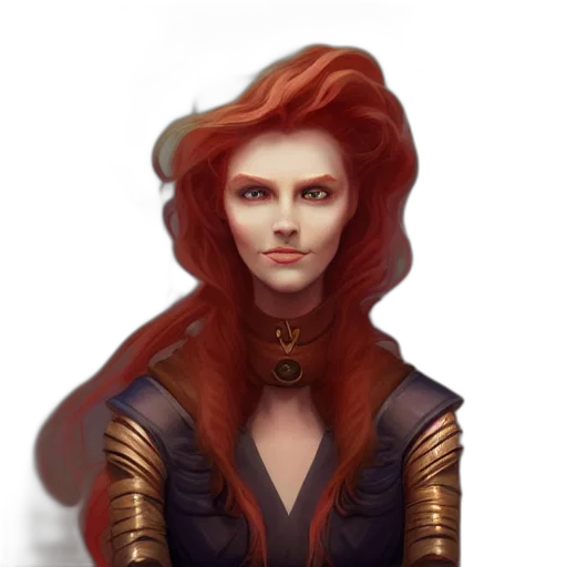 face, crown, hair, fantasy art transparent PNG cut-out