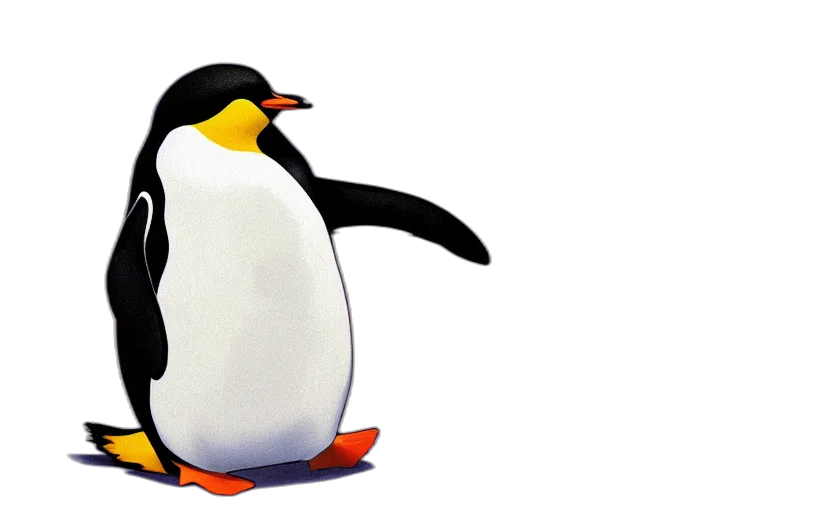 animal, 3d render, concept art, fat, penguin, key, art, cartucho transparent PNG cut-out