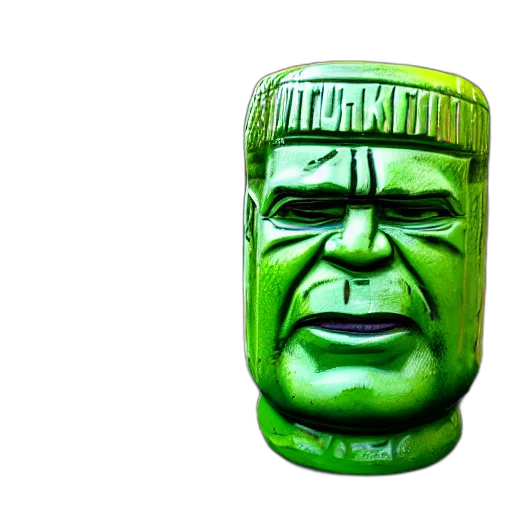 bottle, mask, face, 3d render, closeup, photorealistic, photograph, glossy transparent PNG cut-out