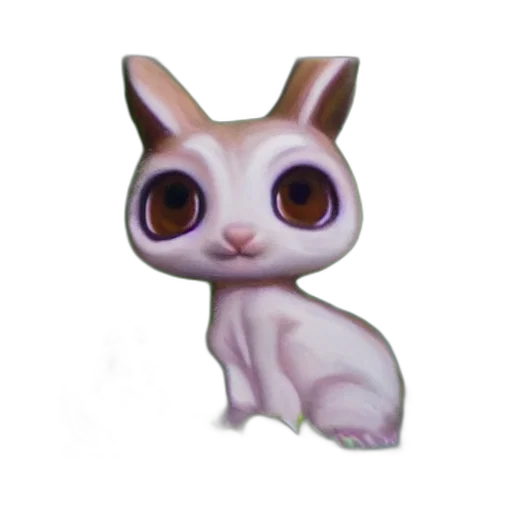 animal, creature, staff, face, concept art, 3d render, pixel art, watercolor transparent PNG cut-out