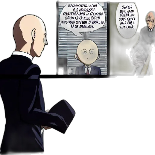 comic book art, concept art, cartoon, fog, fire, one, punch, man transparent PNG cut-out