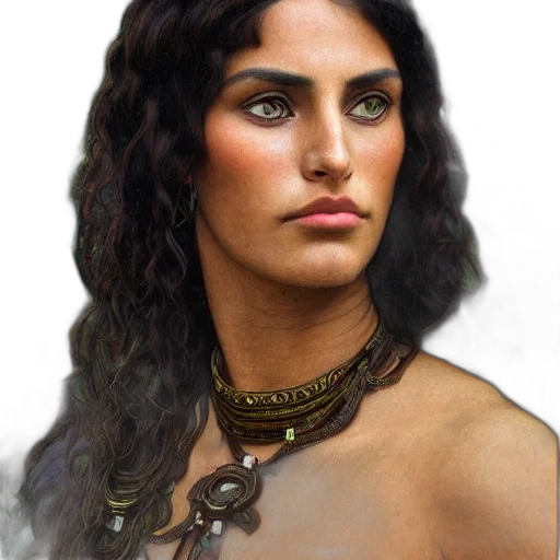 jewelry, face, crown, staff transparent PNG cut-out