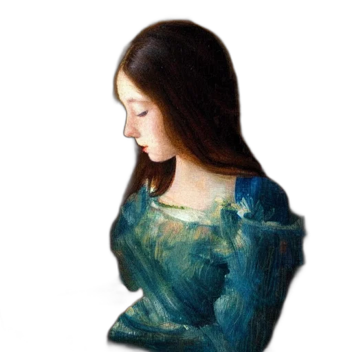 dress, face, jacket, mask, oil painting, photorealistic, watercolor, fantasy art transparent PNG cut-out