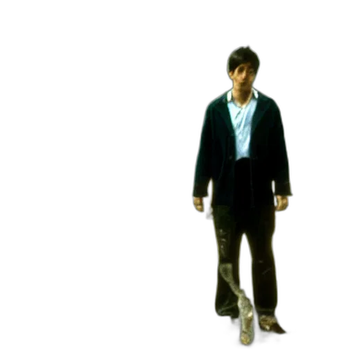 jacket, staff, robot, shoes transparent PNG cut-out
