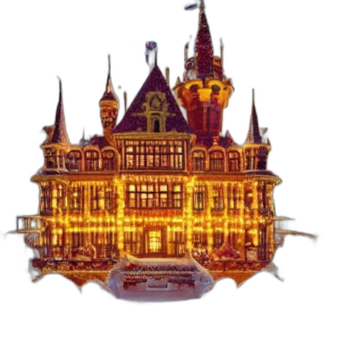 crown, building, furniture, concept art, pixel art, 3d render, fantasy art, big transparent PNG cut-out