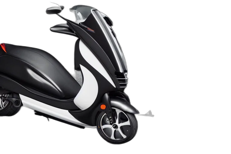 3d render, mobility, scooter, designed transparent PNG cut-out