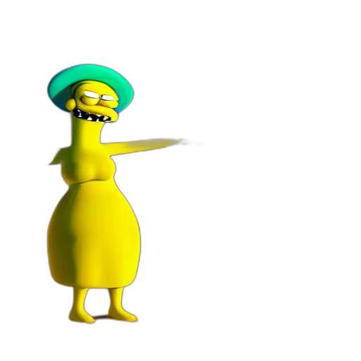 hat, creature, staff, dragon transparent PNG cut-out