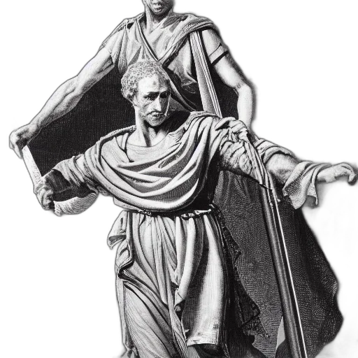 staff, concept art, photorealistic, illustration, julius, caesar, wings, sword transparent PNG cut-out