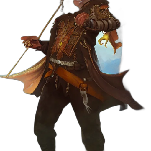 dragon, staff, sword, weapon, concept art, fantasy art, 3d render, comic book art transparent PNG cut-out