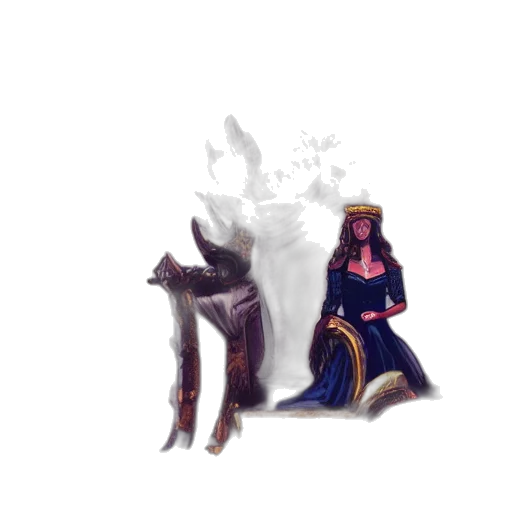 crown, staff, concept art, fantasy art transparent PNG cut-out