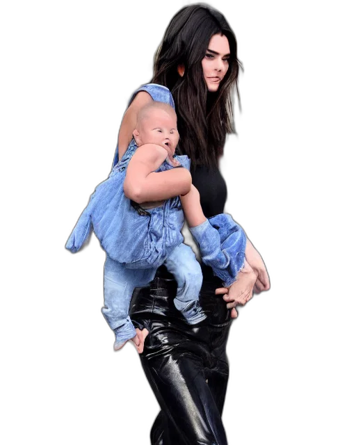 photorealistic, concept art, kendall, jenner, walking, runways, paris, while transparent PNG cut-out