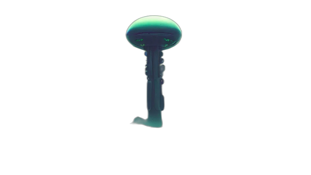 weapon, staff, umbrella, jewelry, 3d render, vaporwave, pixel art, concept art transparent PNG cut-out