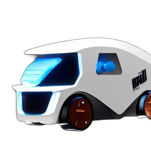 robot, car, concept art, 3d render, cartoon, cyberpunk, hamster, evil transparent PNG cut-out