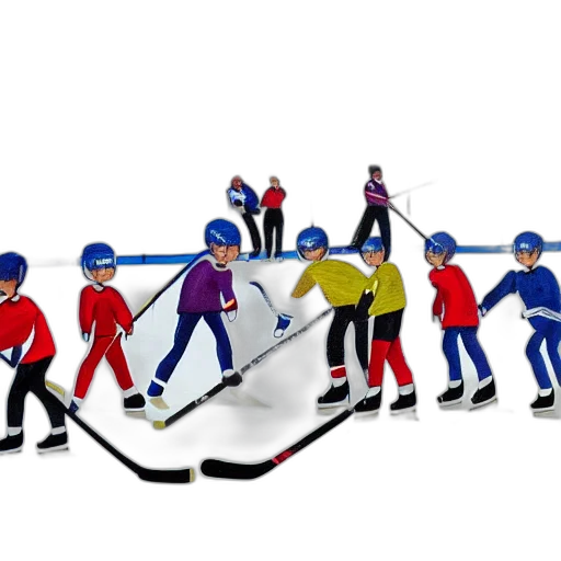 staff, concept art, painting, group transparent PNG cut-out