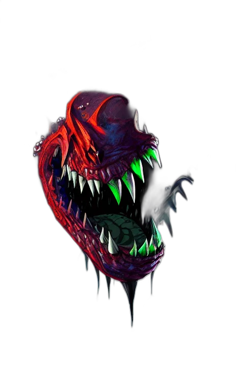 dragon, creature, mask, face, concept art, pixel art, fantasy art, 3d render transparent PNG cut-out