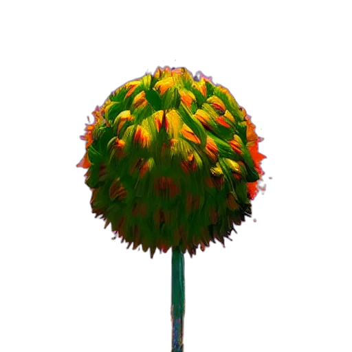 umbrella, staff, crown, flower transparent PNG cut-out