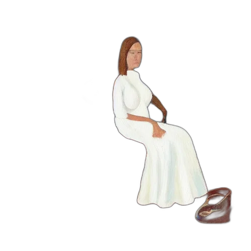 dress, shoes, furniture, staff transparent PNG cut-out