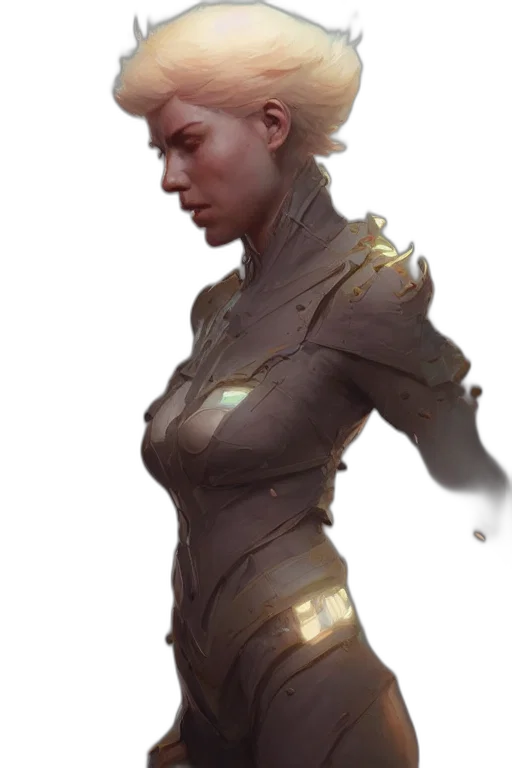 staff, face, robot, dress transparent PNG cut-out