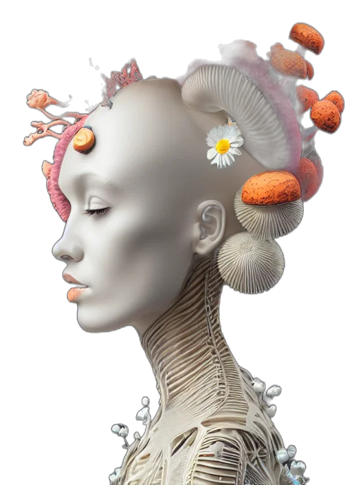 crown, robot, face, jewelry transparent PNG cut-out