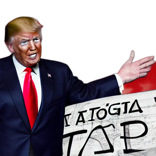 donald, trump, getting, phrase, foreign, asset, tattooed, his transparent PNG cut-out