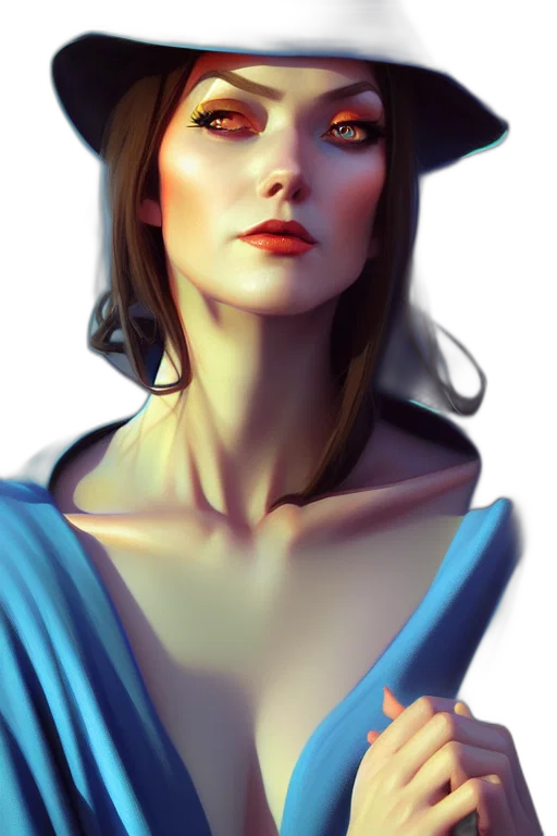 hat, face, dress, crown, fantasy art, photorealistic, concept art, oil painting transparent PNG cut-out