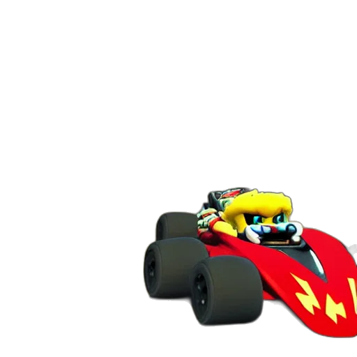 car, weapon, animal, 3d render, concept art, pixel art, cartoon, mariokart transparent PNG cut-out