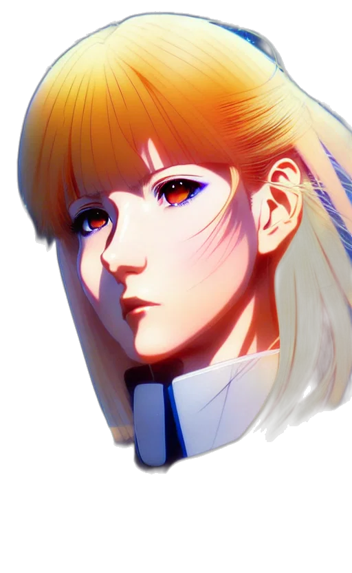 face, robot, staff, jacket transparent PNG cut-out