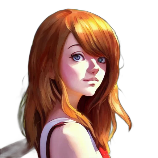 face, robot, dress, staff, anime, concept art, photorealistic, fantasy art transparent PNG cut-out