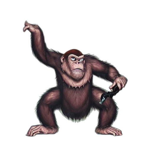 animal, staff, creature, concept art, cartoon, 3d render, photorealistic, dungeon transparent PNG cut-out