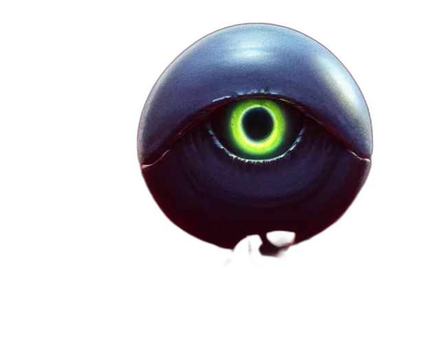 mask, robot, creature, staff transparent PNG cut-out
