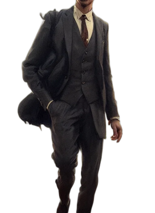 staff, jacket, hat, creature transparent PNG cut-out