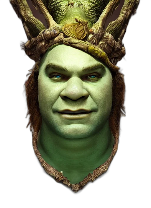 crown, face, mask, staff transparent PNG cut-out