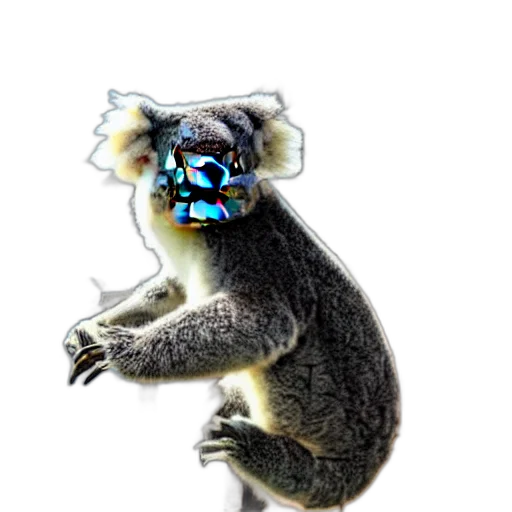 animal, creature, staff, mask, concept art, 3d render, photorealistic, cartoon transparent PNG cut-out