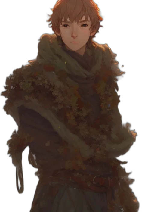staff, dragon, creature, jacket, fantasy art, concept art, watercolor, pixel art transparent PNG cut-out