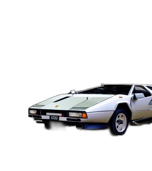 car, vaporwave, concept art, photorealistic transparent PNG cut-out