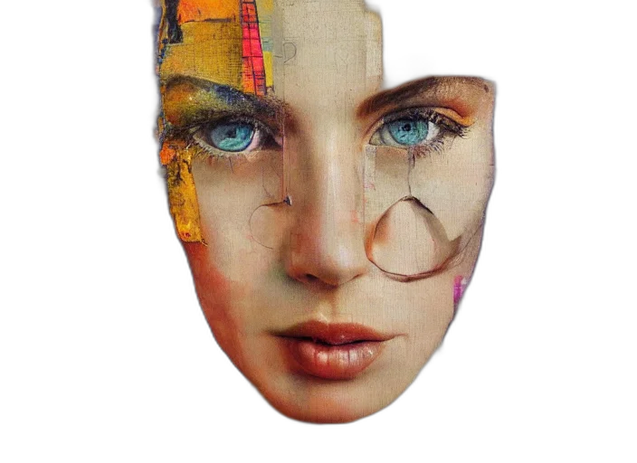 face, mask, jewelry, crown transparent PNG cut-out