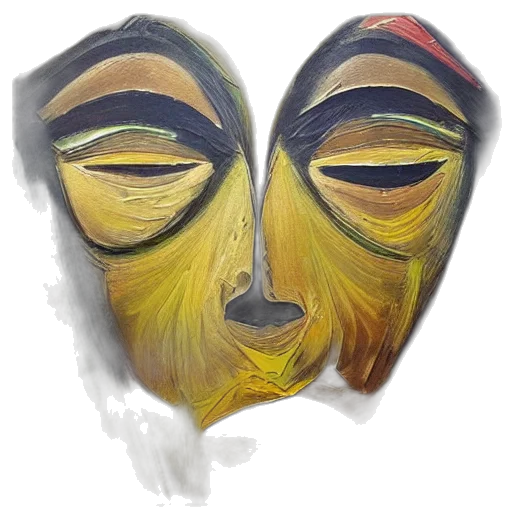 mask, face, jewelry, crown transparent PNG cut-out