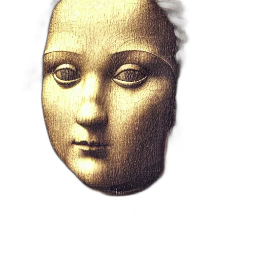 face, mask, crown, jewelry transparent PNG cut-out