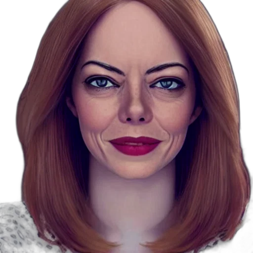 face, photorealistic, cartoon, comic book art, concept art, banana, woman, has transparent PNG cut-out