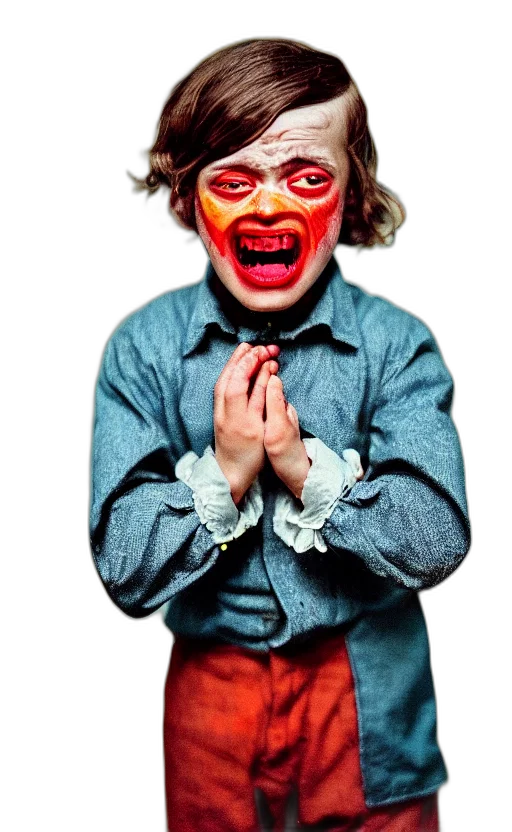 mask, face, creature, staff transparent PNG cut-out