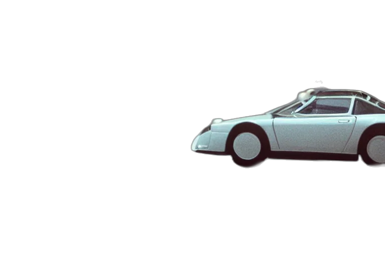 car, 3d render, concept art, photorealistic, pixel art, pastel, fuji, wide transparent PNG cut-out
